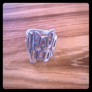 Handcrafted sterling silver ring